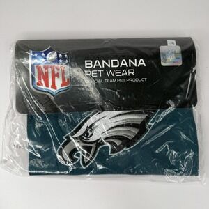 Philadelphia Eagles Dog Bandana L/XL Green Pets First NFL Official Pet Scarf
